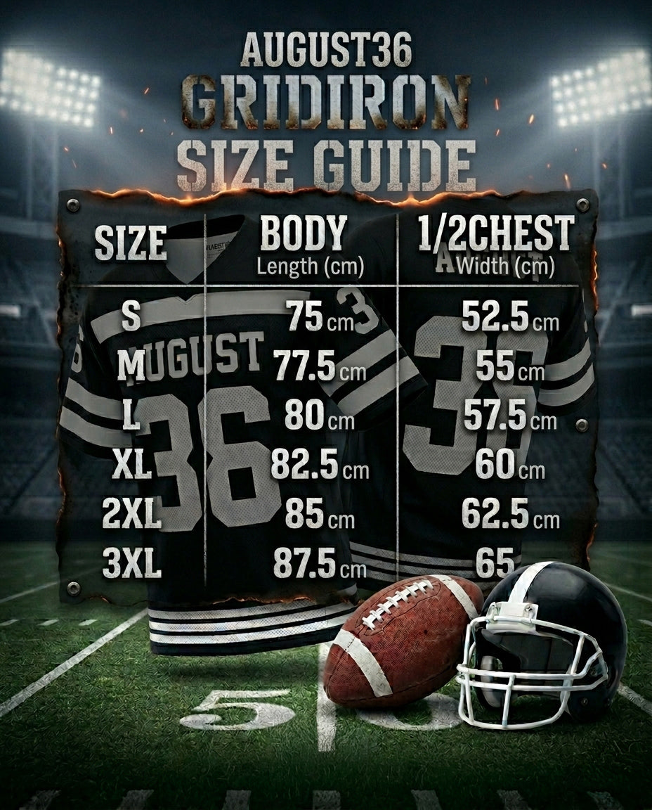 AUGUST36 GRIDIRON JERSEY