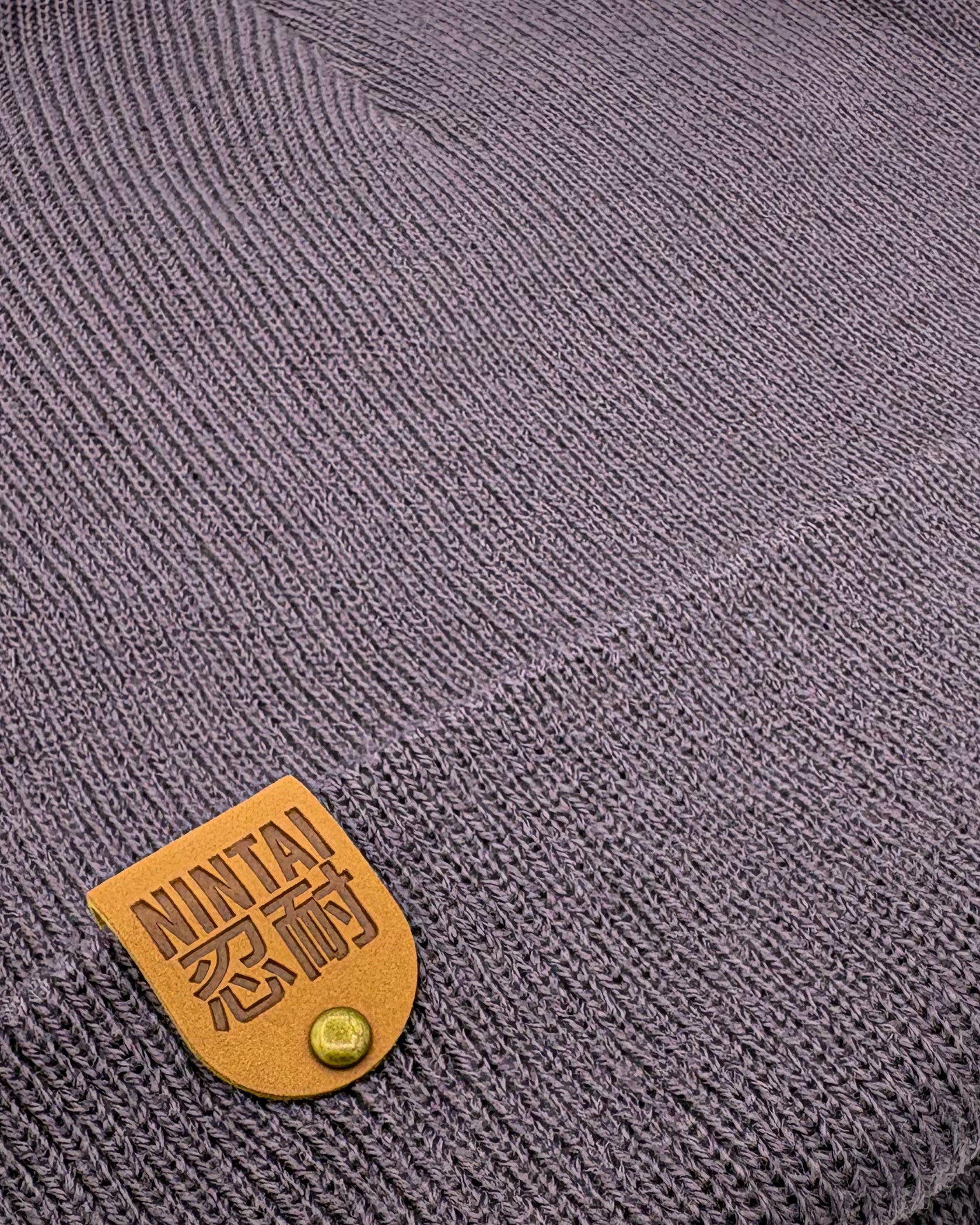 Nintai Beanie - Keshimurasaki (消紫)