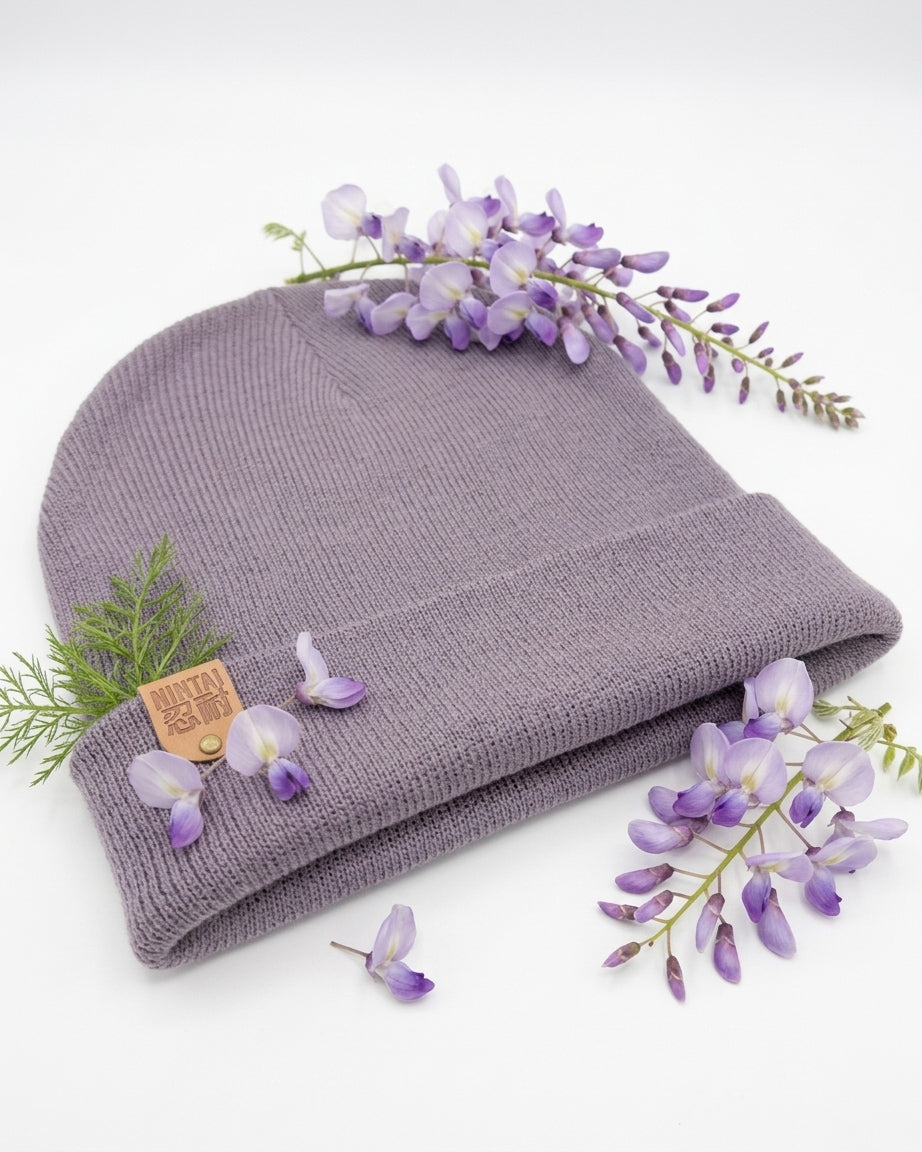 Nintai Beanie - Keshimurasaki (消紫)