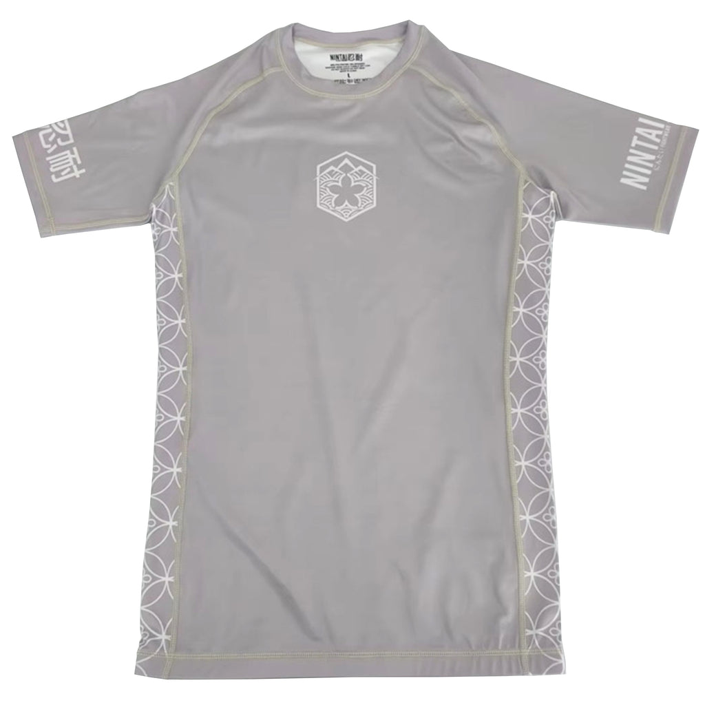 STONE GREY RASH GUARD